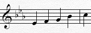 Eflat Pentatonic Scale