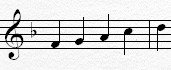 F Pentatonic Scale